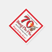 Yung No Mo 70th Verjaardag Servetten (Hoek)