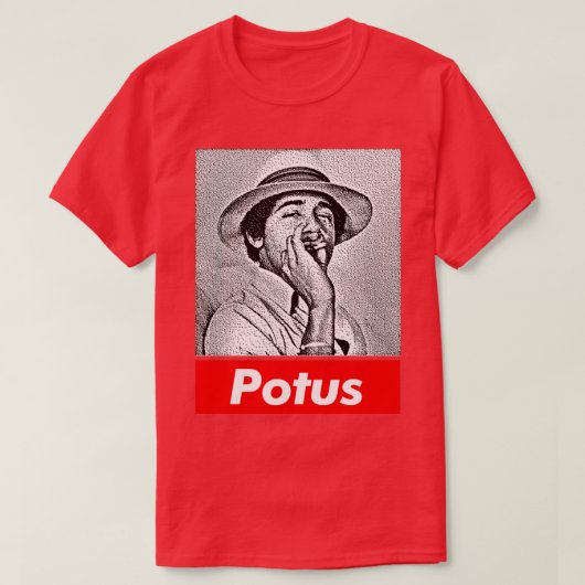 Yung Obama Prez T-shirt (Design voorkant)