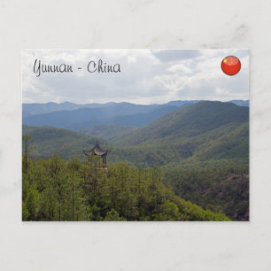 Yunnan-bergen, Shaxi, Yunnan - China Briefkaart