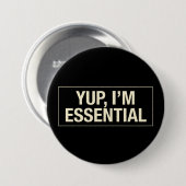 Yup Im Essential Ronde Button 7,6 Cm (Voorkant /achterkant)