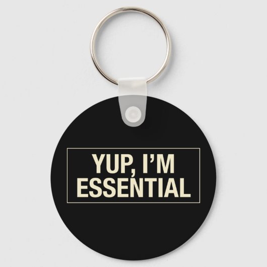 Yup Im Essential Sleutelhanger (Voorkant)