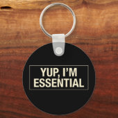 Yup Im Essential Sleutelhanger (Voorkant)