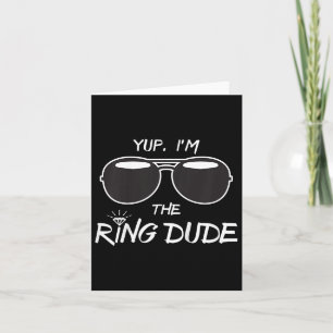Yup in the Ring Dude - Grappige Kinder ringdrager Kaart