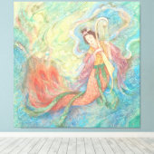 Yura-yura: Celestial Maiden Canvas Afdruk (Insitu (Houten vloer))