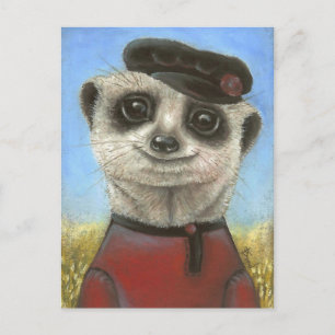 Yuri de meerkat briefkaart
