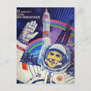 Yuri Gagarin briefkaart