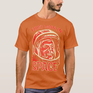 Yuri Gagarin eerste Man in de ruimte T-shirt