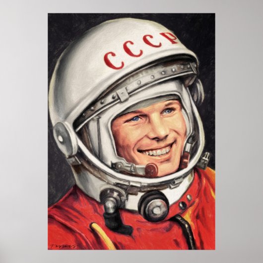 Yuri Gagarin Poster (Voorkant)
