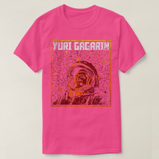Yuri Gagarin Sovjet Cosmonaut Astronaut2 T-shirt (Design voorkant)
