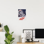 Yuri Gagarin - Sovjetruimtepropaganda Poster (Thuiskantoor)