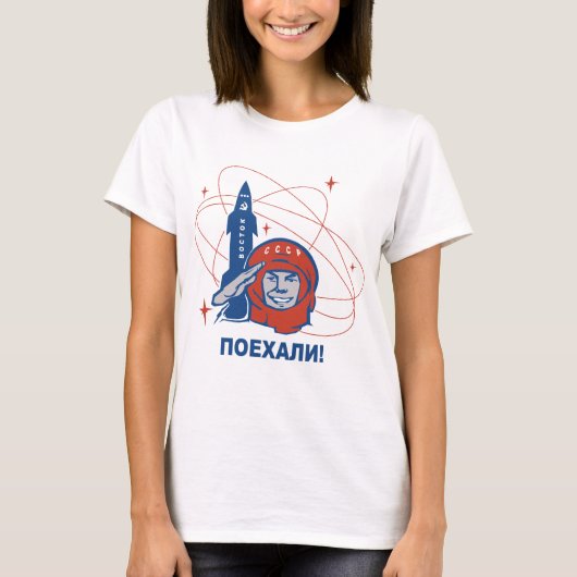 Yuri Gagarin T-shirt (Voorkant)