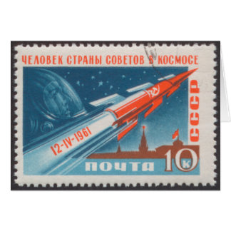 Yuri Gagarin Vostok 1 is het eerste Man in de ruim