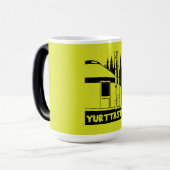 Yurt die in Natuur leeft Magische Mok (Voorkant links)