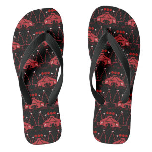 Yurt die in Natuur leeft Teenslippers