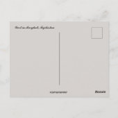 Yurt in Murghab Tadzjikistan Briefkaart (Achterkant)