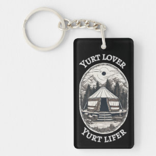 Yurt Lover Yurt Lifer Grappige Yurt Tent Sleutelhanger