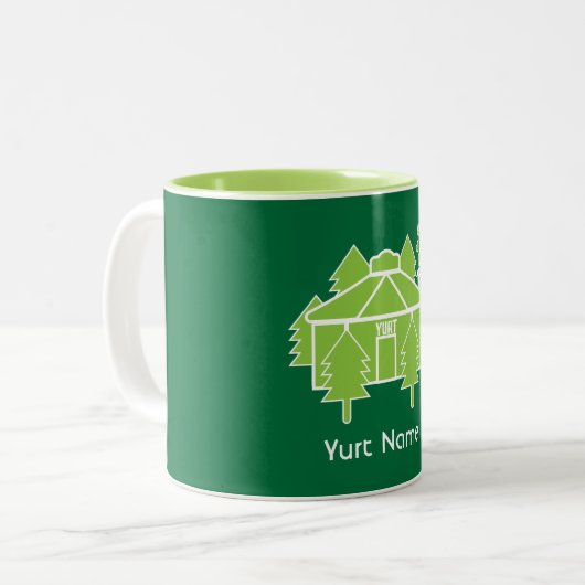 Yurt Vivre Et Vacances Café Mug (Devant gauche)