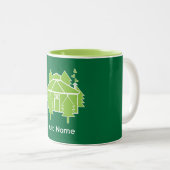 Yurt Vivre Et Vacances Café Mug (Devant droit)
