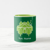Yurt Vivre Et Vacances Café Mug (Centre)