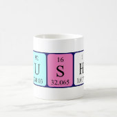 Yushin nom de table périodique mug (Centre)