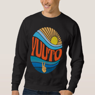 Yuuto Vintage Zonsondergang Yuuto Groovy Tie Dye Trui