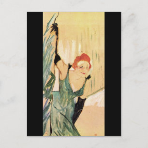 Yvette Guilbert, Henri de Toulouse-Lautrec Briefkaart