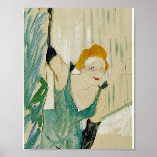 Yvette Guilbert van Henri de Toulouse-Lautrec Poster