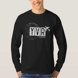 YVR Vancouver Airport Code Travel T-shirt