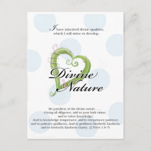 YW-kaart — goddelijke Natuur Briefkaart