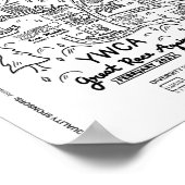 YWCA Great Race Against Racism Map Poster (Hoek)