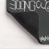 YWO Ambigram Mousepad (zwart) Muismat (Hoek)
