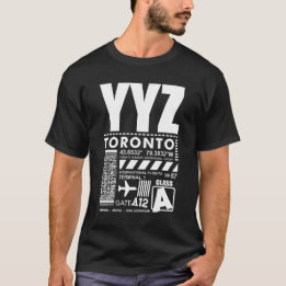 YYZ Toronto Pearson International Airport T-shirt