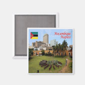 Z006 MAPUTO, Mozambique, Afrika, Fridge Magneet (Voorkant / Achterkant)