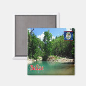 Z008 BELIZE, San Miguel Branch, Fridge Magneet (Voorkant / Achterkant)