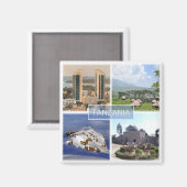 Z016 TANZANIA, Mozaïek, Afrika, Fridge Magneet (Voorkant / Achterkant)