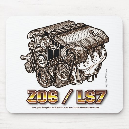 Z06/LS7 MUISMAT (Voorkant)