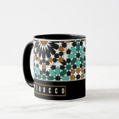 Z10-Morocco-themed souvenir mug with a geometric d (Devant gauche)