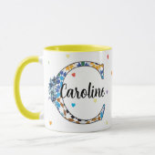 Z8-C Monogram Mug – Geometric & Floral Elegance Mok (Links)