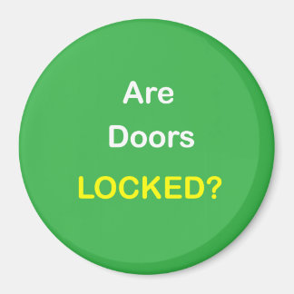 z94 - Magnetische herinnering ~ ZIJN DEUREN OP SLO Magneet