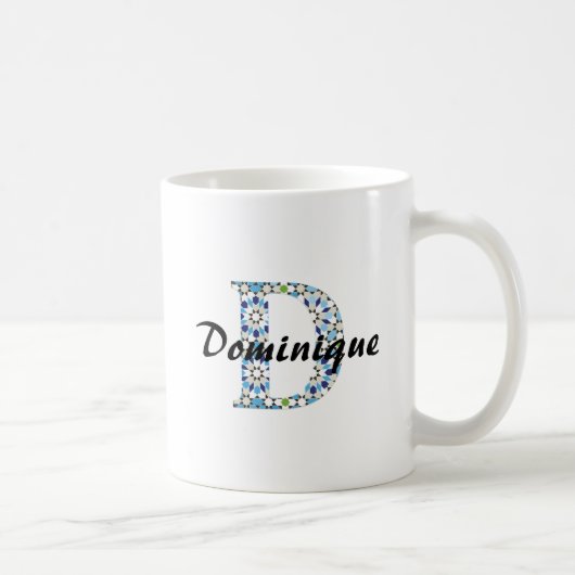 Z-7 Geometric Letter D Mug (Droite)