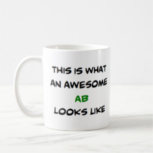 z ab, geweldige koffiemok