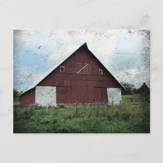 Z Barn Briefkaart (Voorkant)