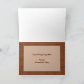 Z Bigfoot die Leuke het Paar van Sasquatch lopen Feestdagen Kaart (Binnen)