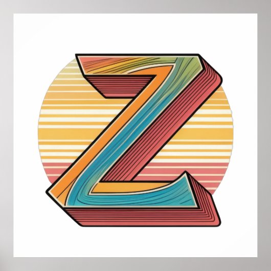 Z dynamisch spectrum poster (Voorkant)