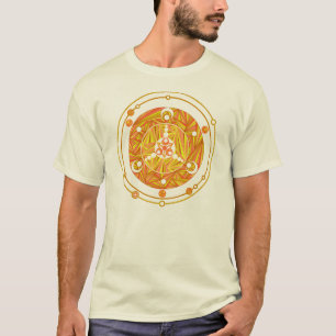 Z Golden Crop Circle Paranormal UFO Geek T-shirt