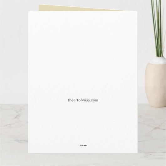 Z het Iers die Keltische Klaver zegenen Kaart (Achterkant)