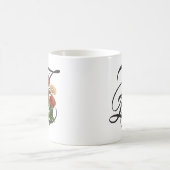 Z initial, Zinnia Coffee Mug (Centre)