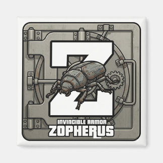 Z is for Zopherus (Ironclad Beetle) –GTA Style ABС Magneet