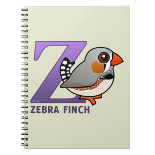 Z is voor Zebra Finch Notitieboek