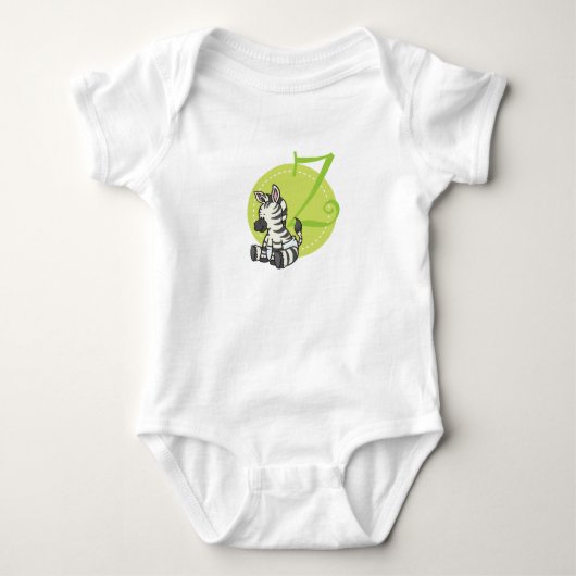 Z is voor Zebra Romper (Voorkant)